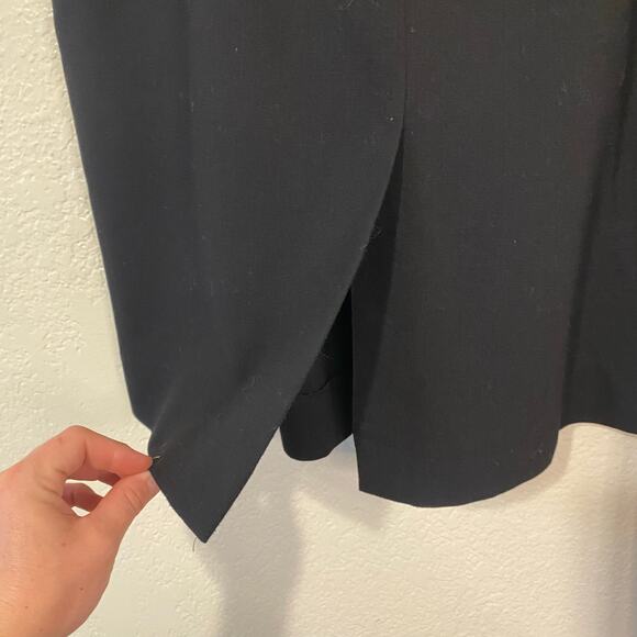 Magaschoni Classic Wool Pencil Skirt W/ Tie Classy Work Party - Picture 10 of 13